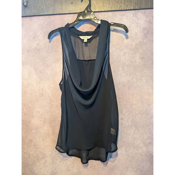 Decree shear open back sleeveless blouse xl - Picture 3 of 5